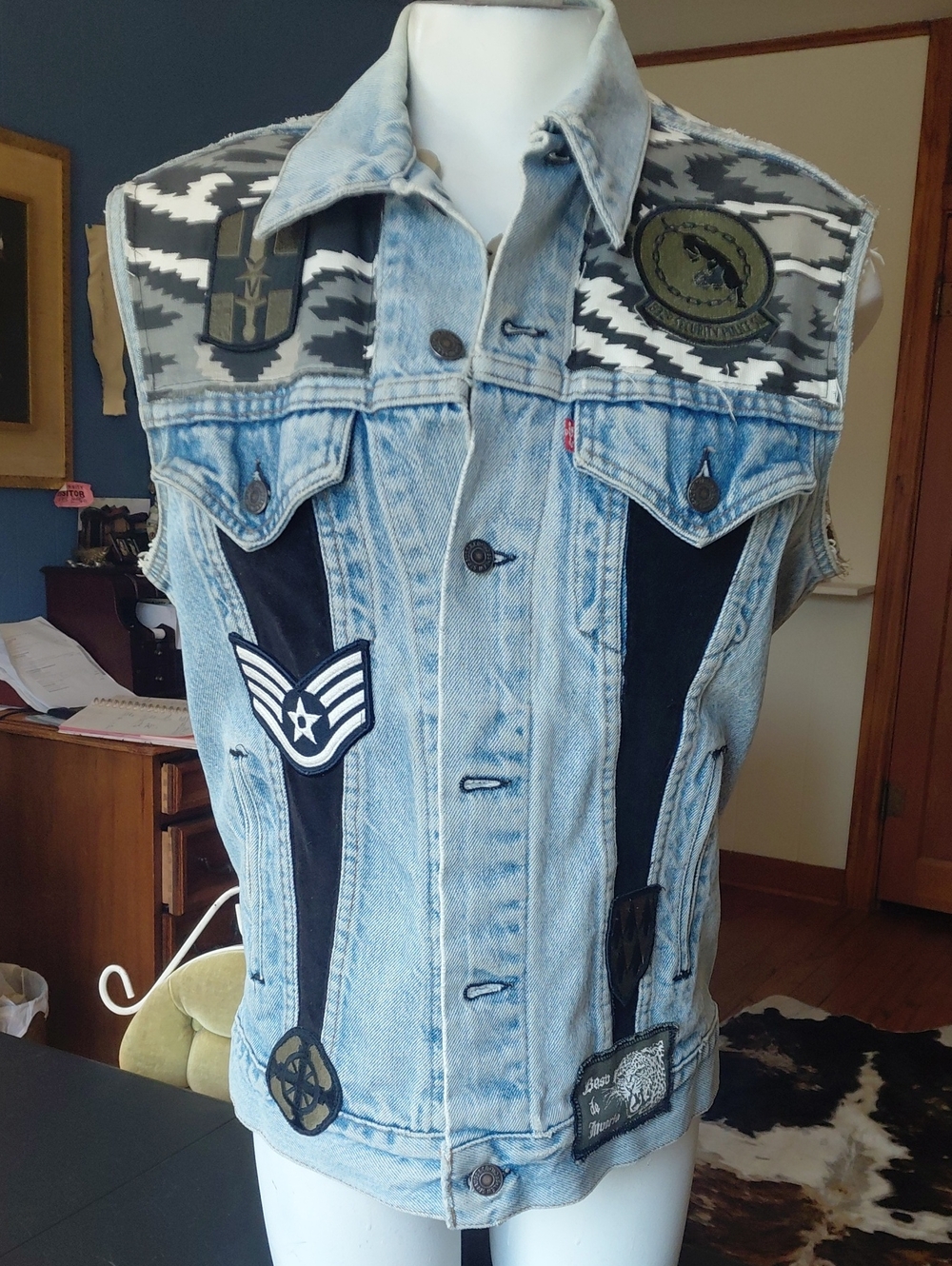Custom Denim Vest